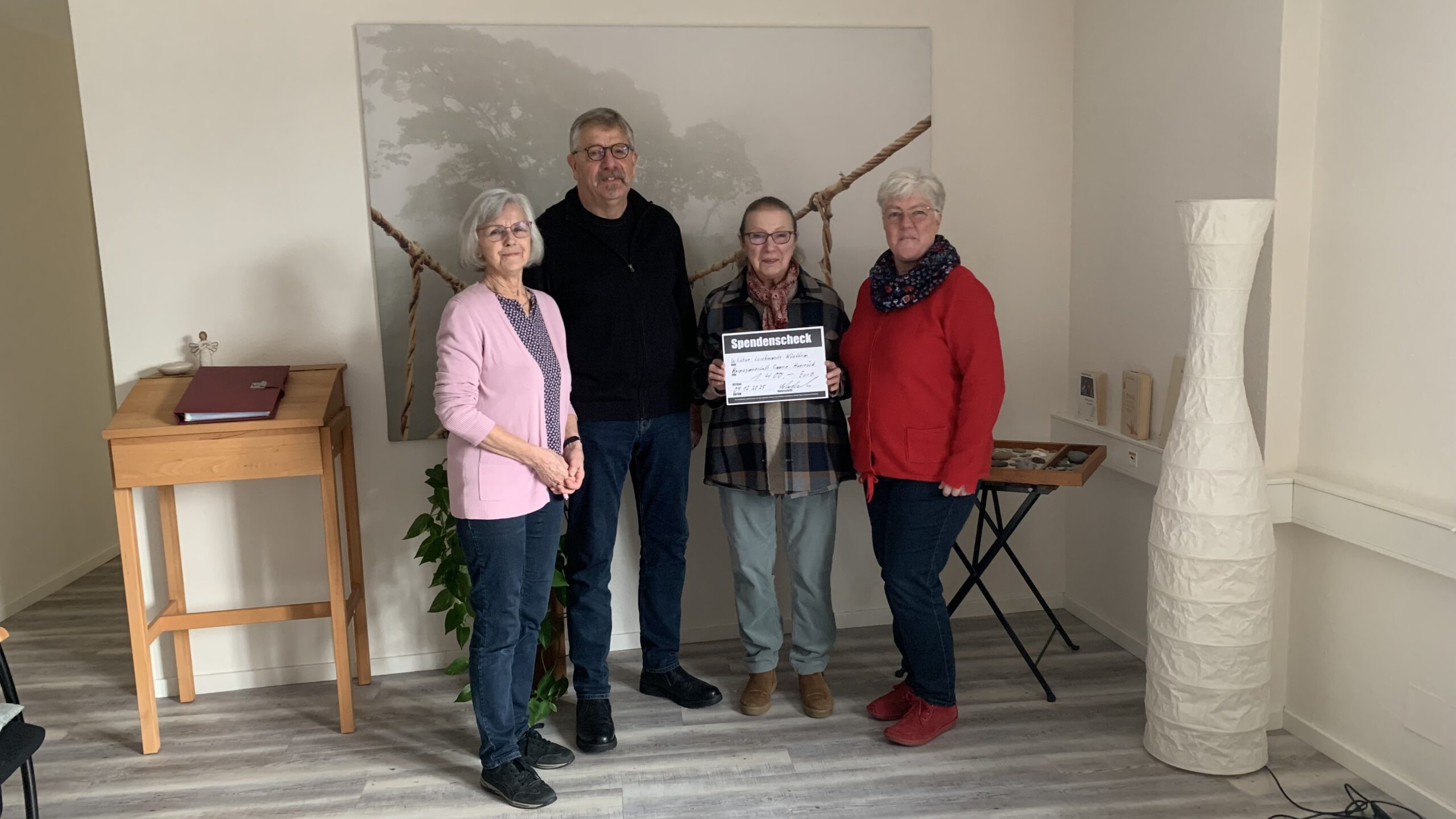 Spendenübergabe – Erlös Krippenfest 2025