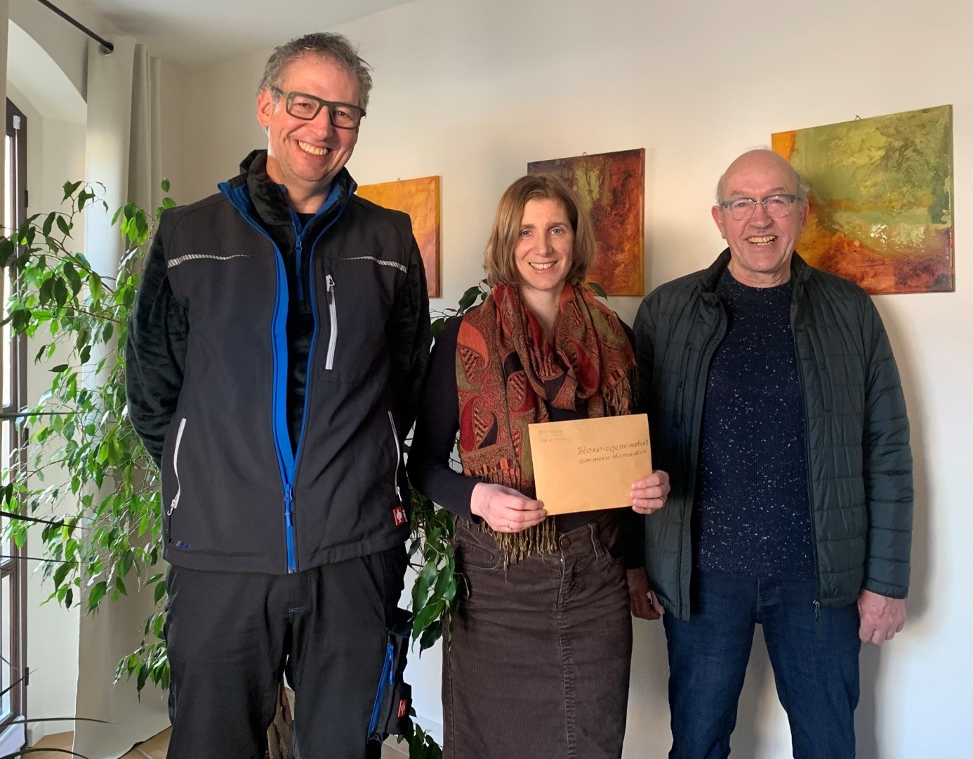 Spendenübergabe Gemeinde Reich