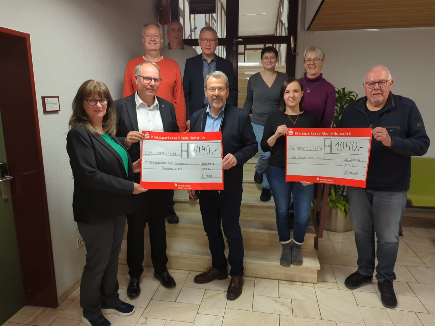 16. Neujahrskonzertes der Verbandsgemeinde Kirchberg - Spende zugunsten Hospizgemeinschaft